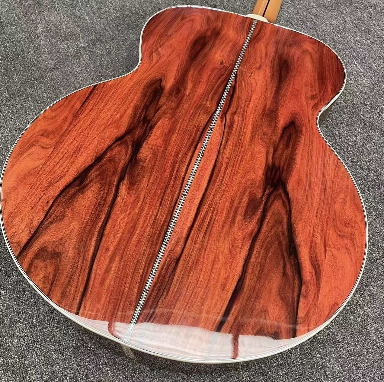 Custom Acoustic Guitar 43 inches Gibson SJ200 Cocobolo Back side folk classic guitar