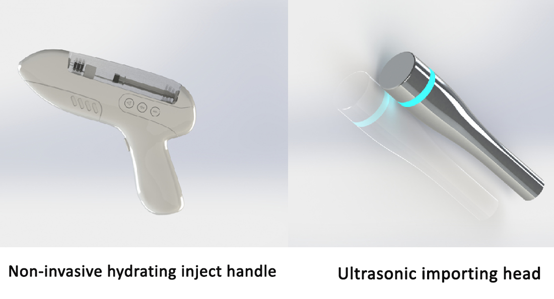 EMS RF Mesotherapy Machine Portable Mesotherapy No Needle Machine Microdermabrasion