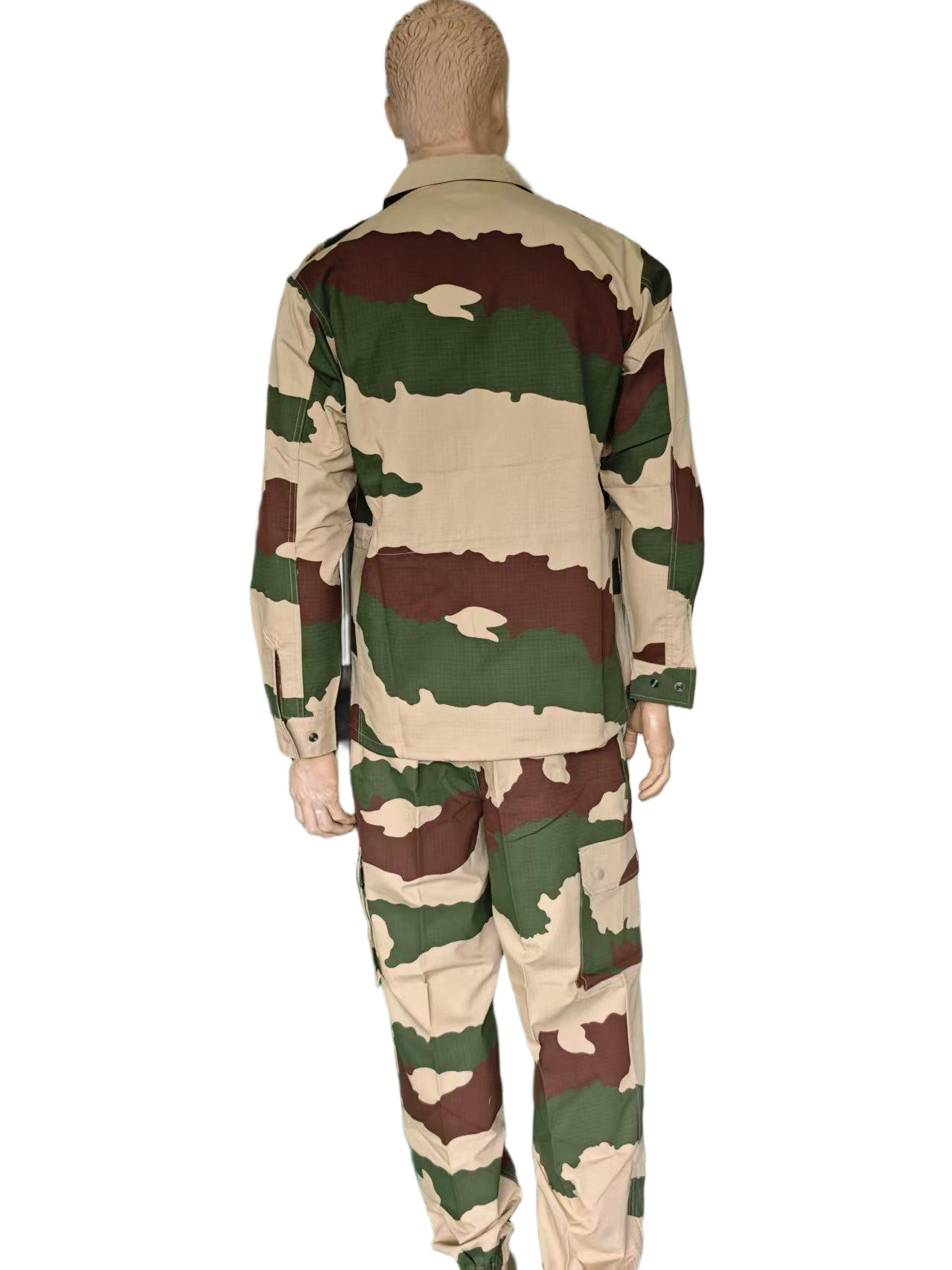 F1 Woodland Camouflage Military Outfit For Tactical Operations Formal Style For Outdoor Tactical Activities French Military Uniform