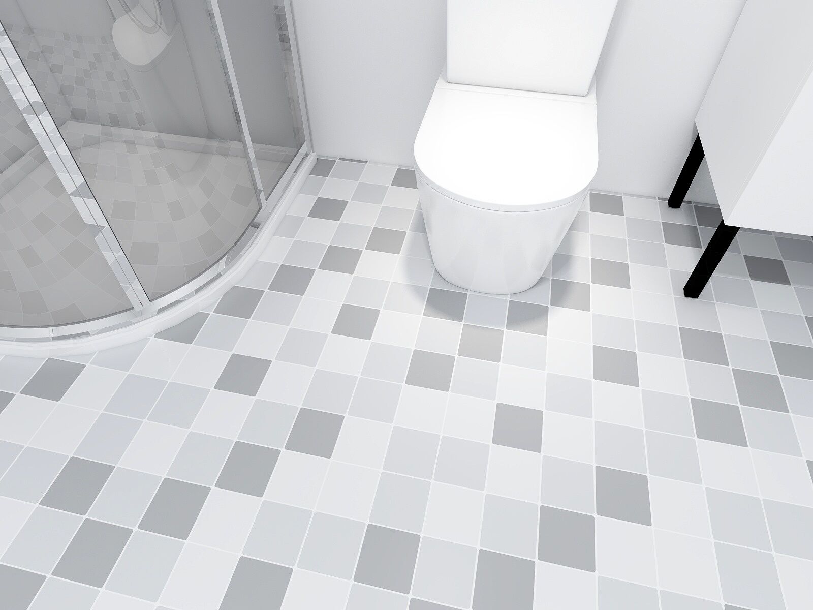 Peel and Stick Floor Tile Paper for Plastic Flooring in Easy-to-Install Style