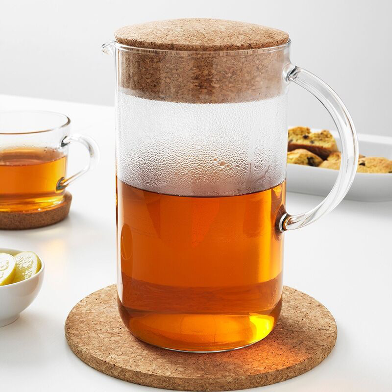 5000pcs Yuelin Natural Cork Lids For Glass Pitcher OEM