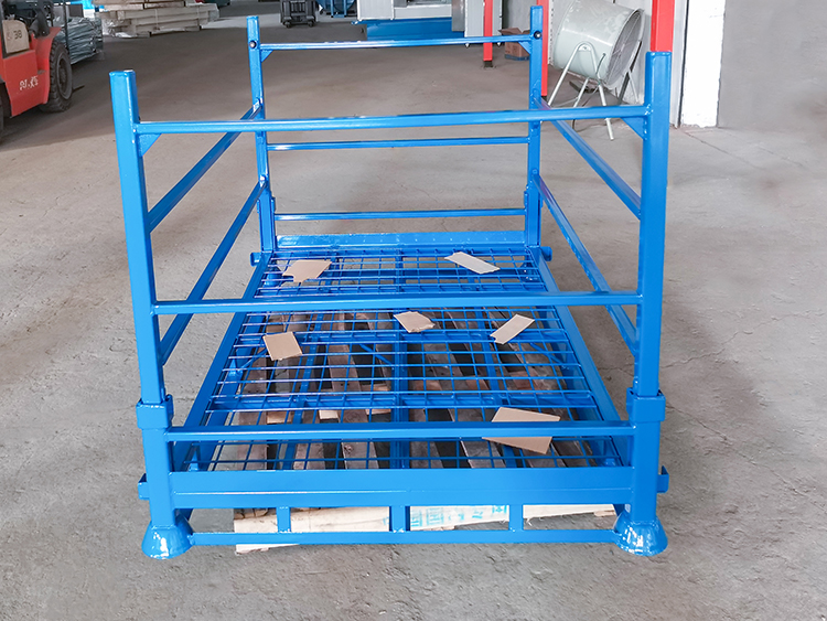 200-2000L Capacity Heavy Duty Metal Rack for Collapsible and Stackable Steel Container