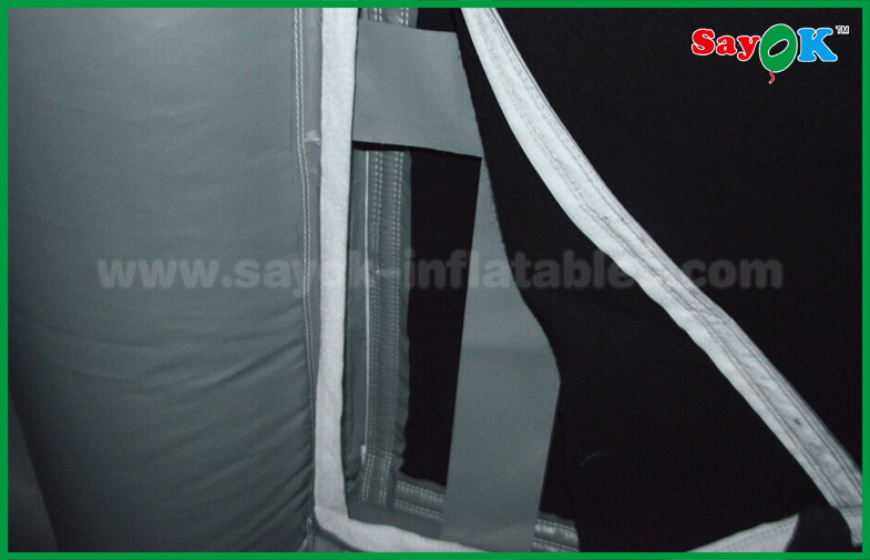 Inflatable Garage Tent Grey Large Inflatable Tent Drive - In Workstation Inflatable Spray Paint Booth With Filter