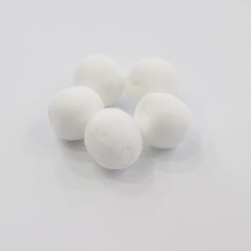 100% Absorbent Medical Cotton Balls Biodegradable Safety white Color