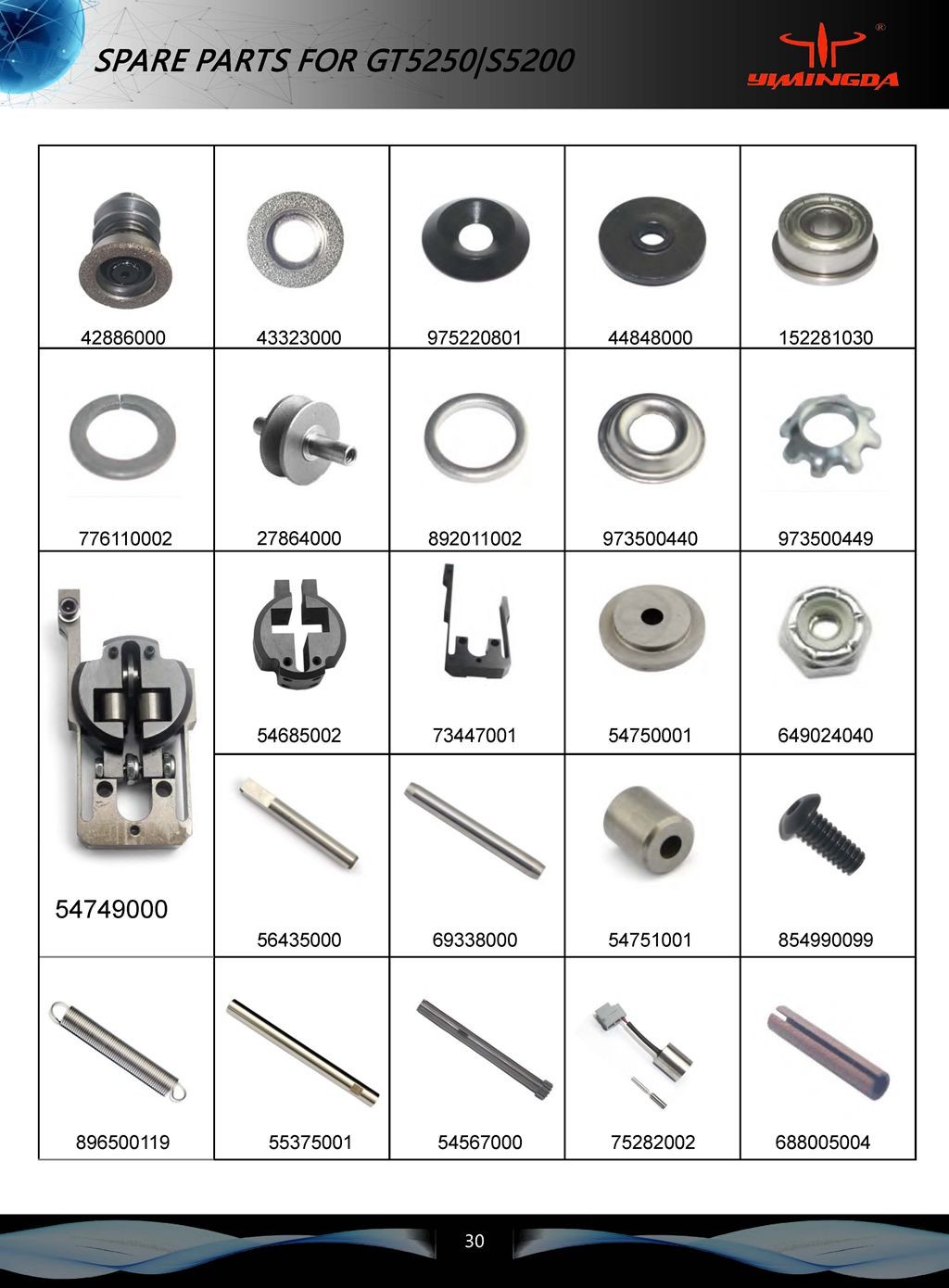Part No 99489000 Rail, Hiwin MGW 12R156C GT5250 Cutter Spare Parts