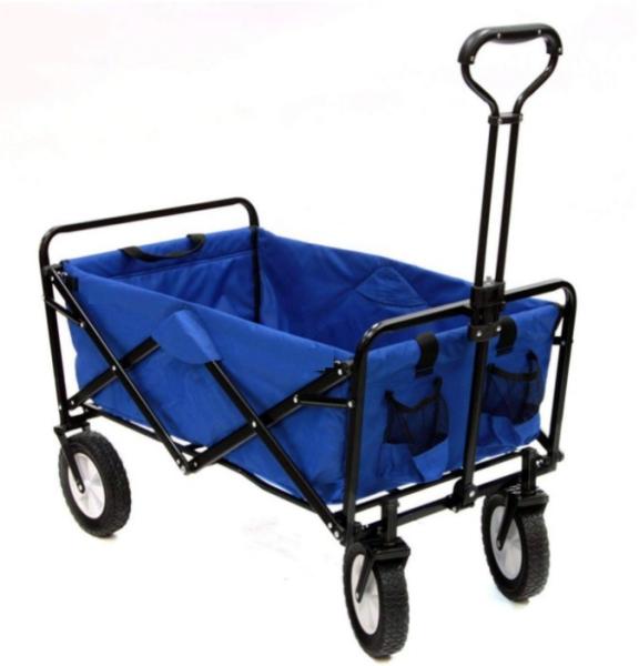 Four-wheel Customized Outdoor Camping Cart Folding Rolling Carts Camping Wagon