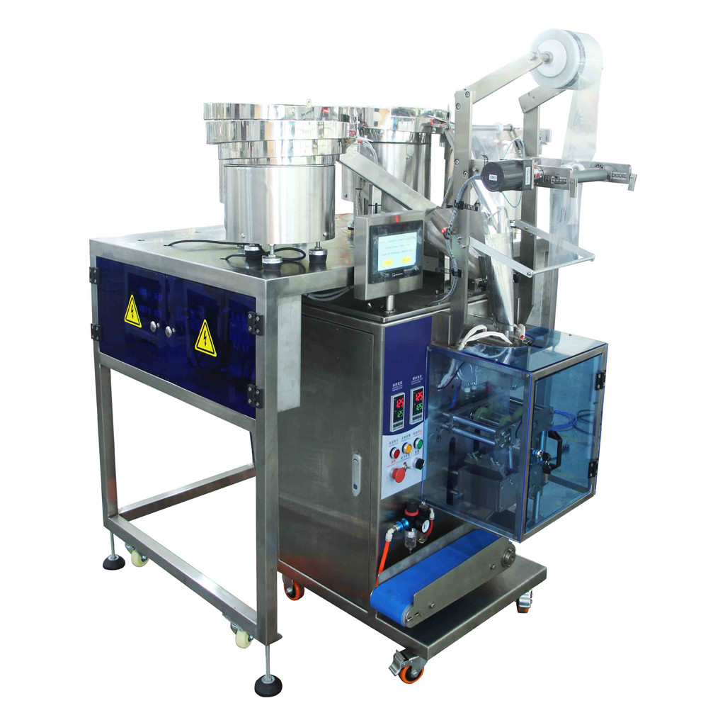 Automatic Fastener Hardware Screw Counting with Vibrating Feeder Packing Machines for Small Hardware Parts