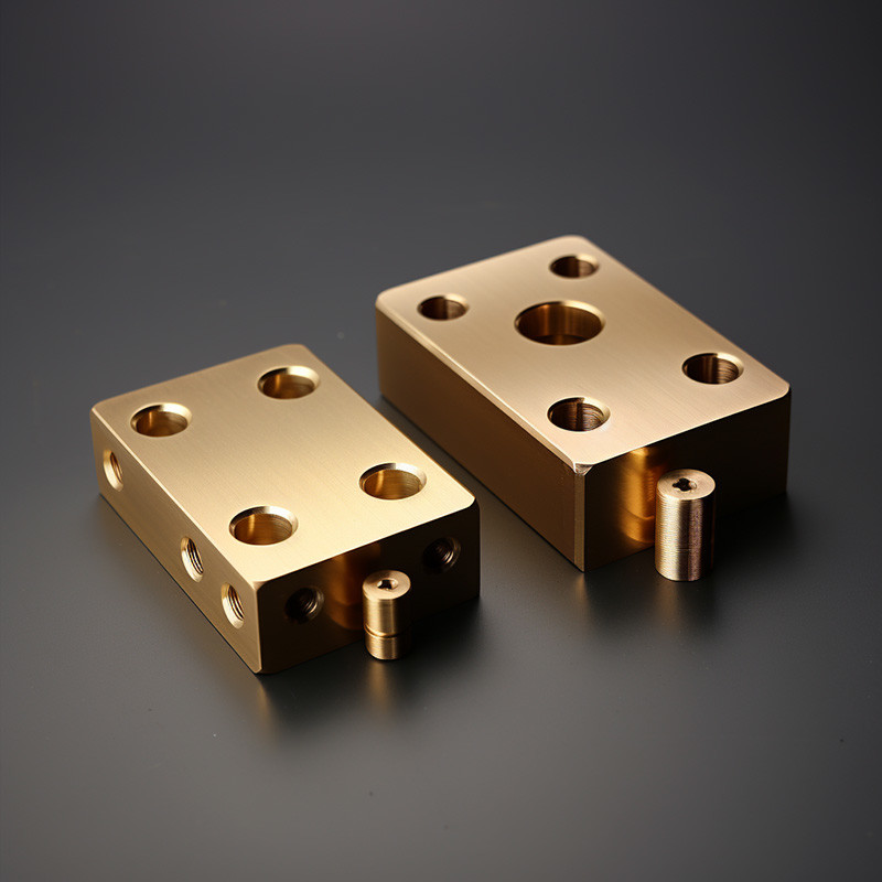 Custom Metal CNC Milling Spare Parts Precision CNC Brass Machining Parts