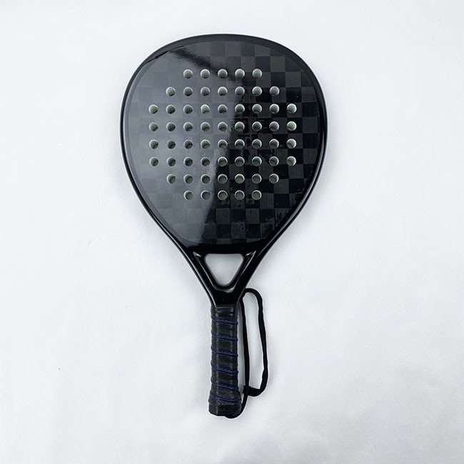Eva 15 Beach Tennis Paddle Racket 18k Carbon Texture Professional Padel Racket