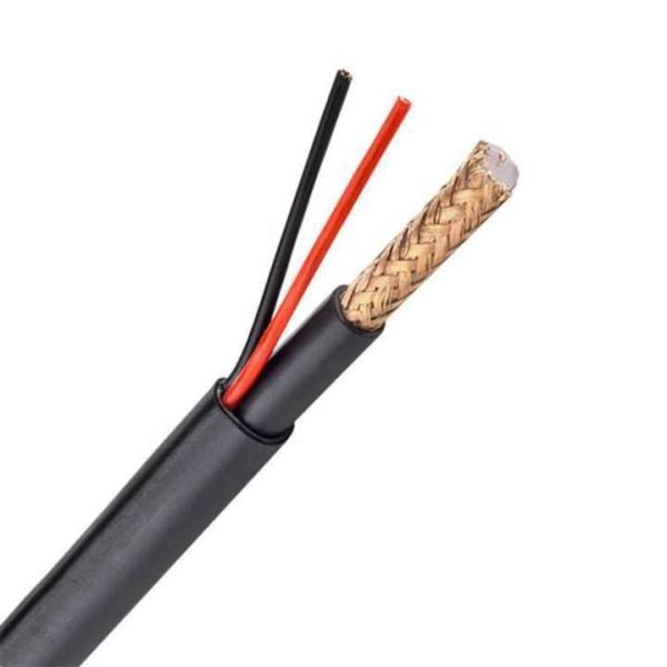 Round Wire CCTV Camera Cable Rg59 2c Power OEM Rj59 Coaxial Cable for Security