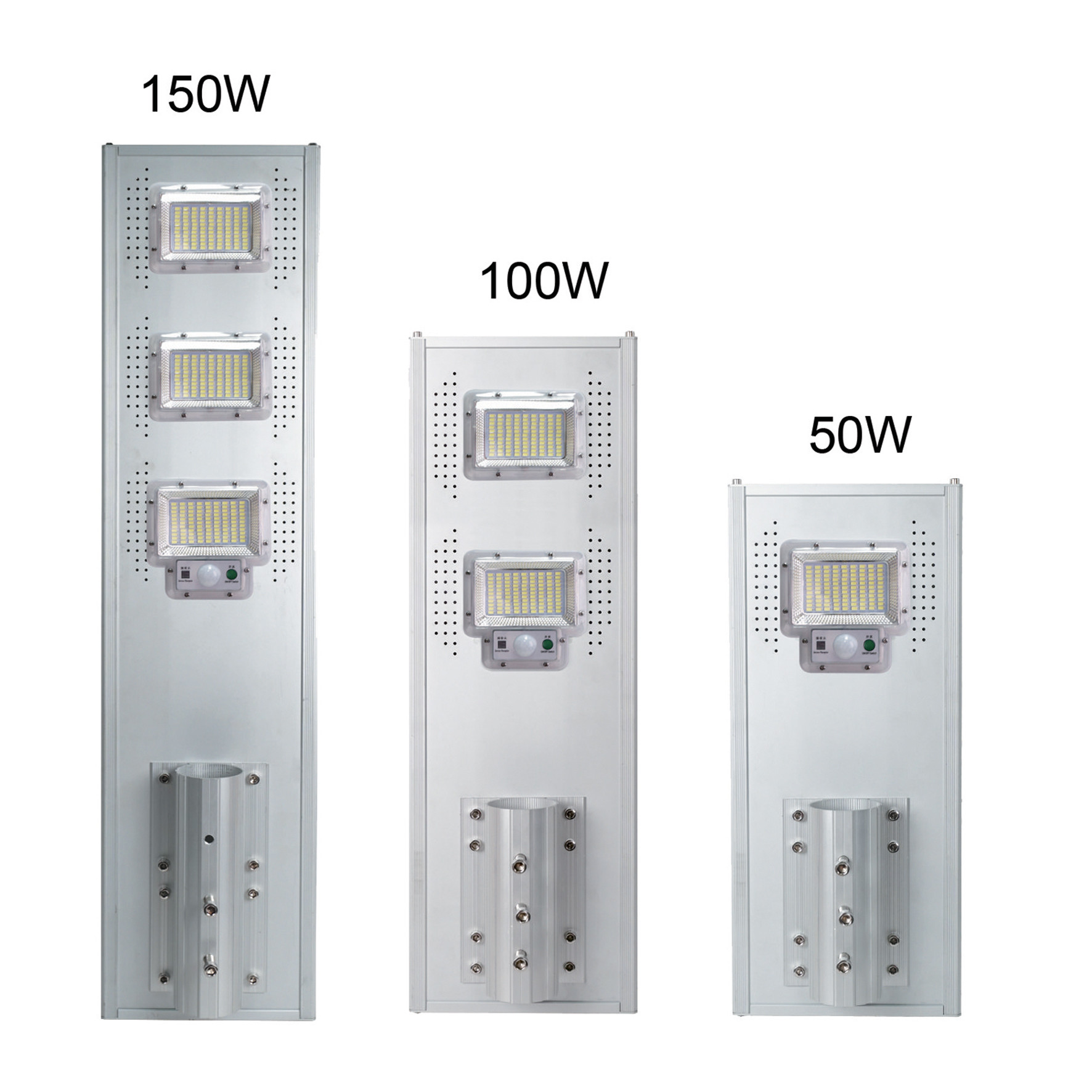 Battery Backup Integrated Solar LED Street Light , IP66 60w All In One Solar Street Light