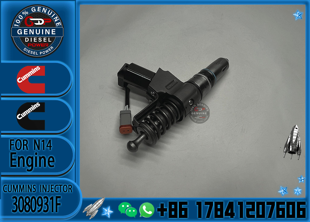 Diesel Fuel Injector 3081315 3073995F 3083846T 3083848F 3411766F 3080931F 3087558F For Cummins QSN14 N14