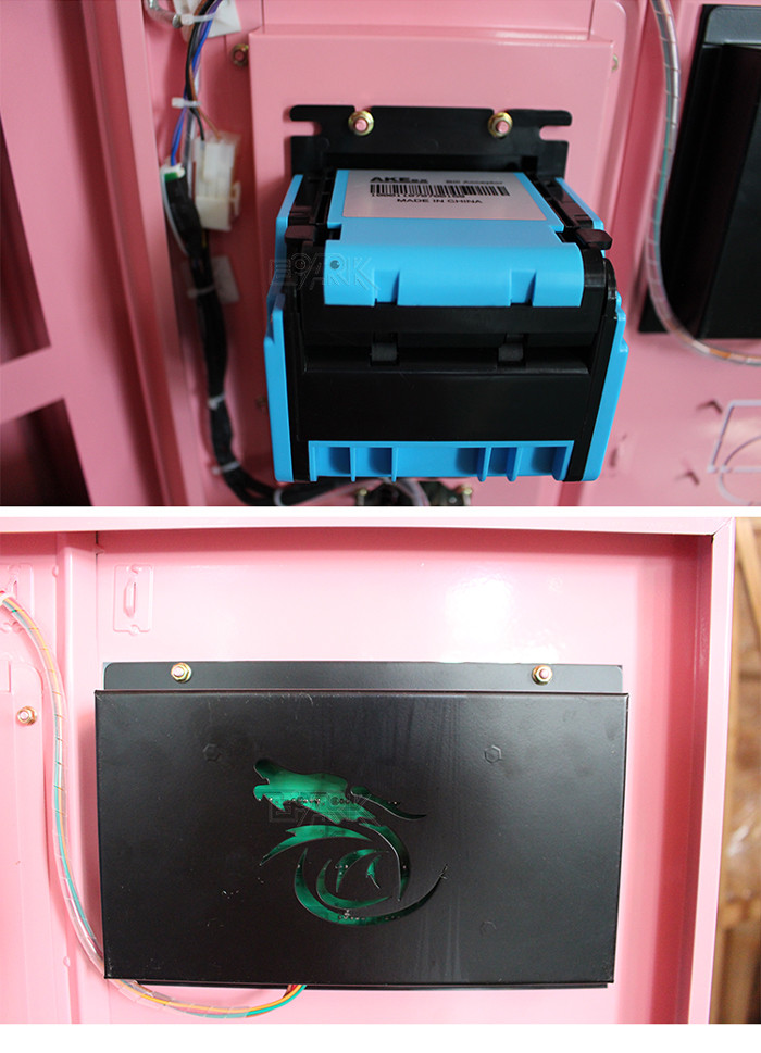 Indoor Shop Manager System Amusement Game Equipment 73W Automatic Coin Exchange Machine