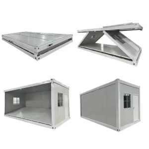 Modular Moveable Container Folding House with Online Technical Support and