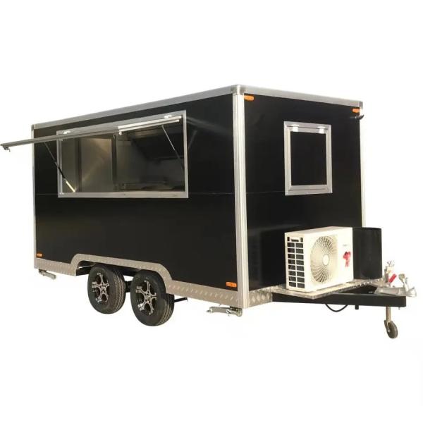 110v/220v Meat Processing Plants Drivable Crepe Trailer Food Truck Cafe with