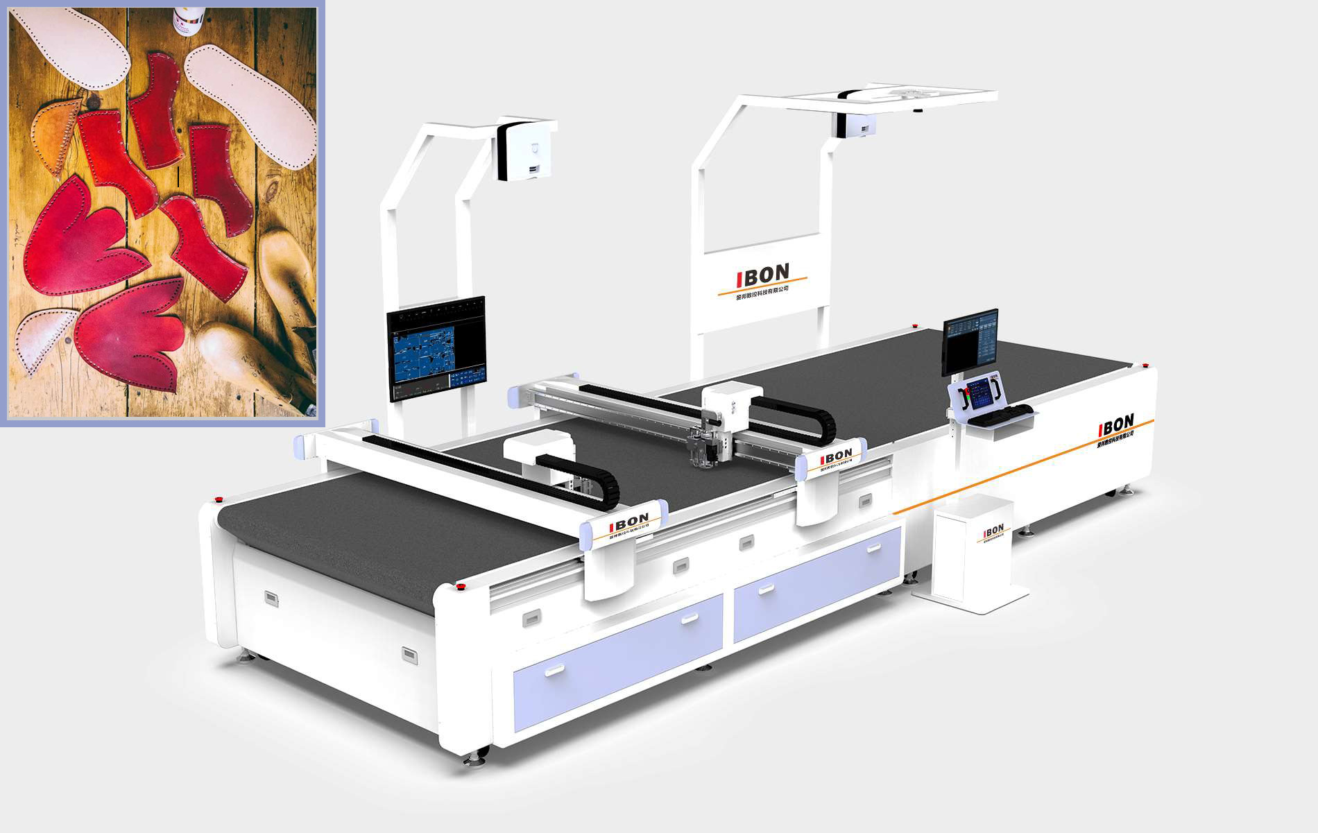 50Hz Leather CNC Cutting Machine Customized Cutting Knife Machine For Mineral Wool Insulation Panel