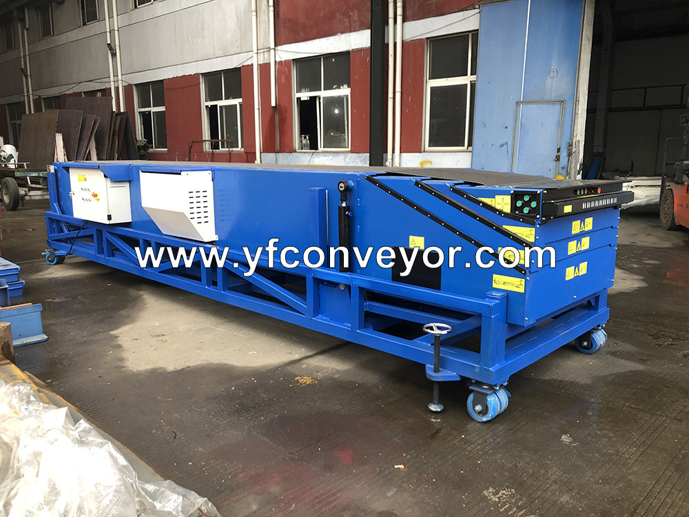 Telescopic Belt Conveyors / Extendable Conveyor for Loading and Uploading Cargos