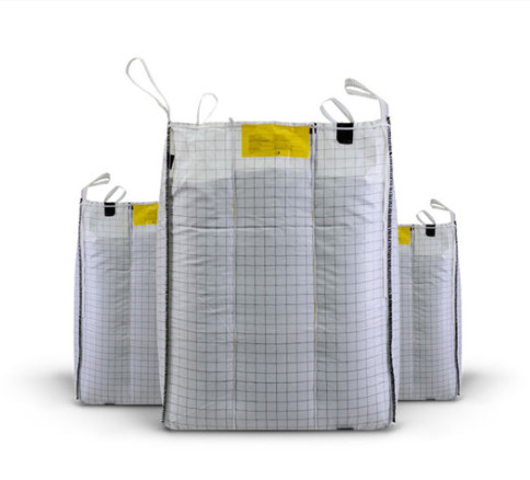 500l Baffle FIBC Jumbo Bag 1000kg 2000 Liter Discharge Spout Loading