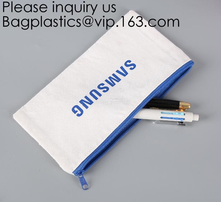 Promotional canvas hand carry makeup bag cosmetic organizer,natural canvas Makeup Bag Cotton Cosmetic Bag, bagease