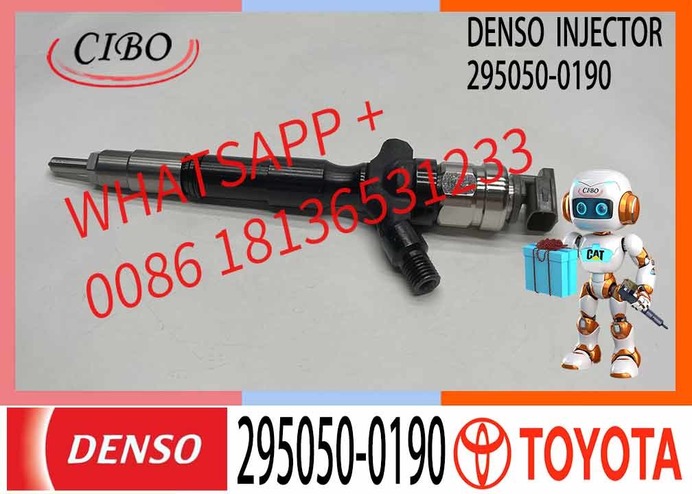 295050-0190 23670-0L100 Injector Nozzle Diesel Engine Components Hilux 1KD-FTV 3.0L Hilux 2KD-FTV 2.5L