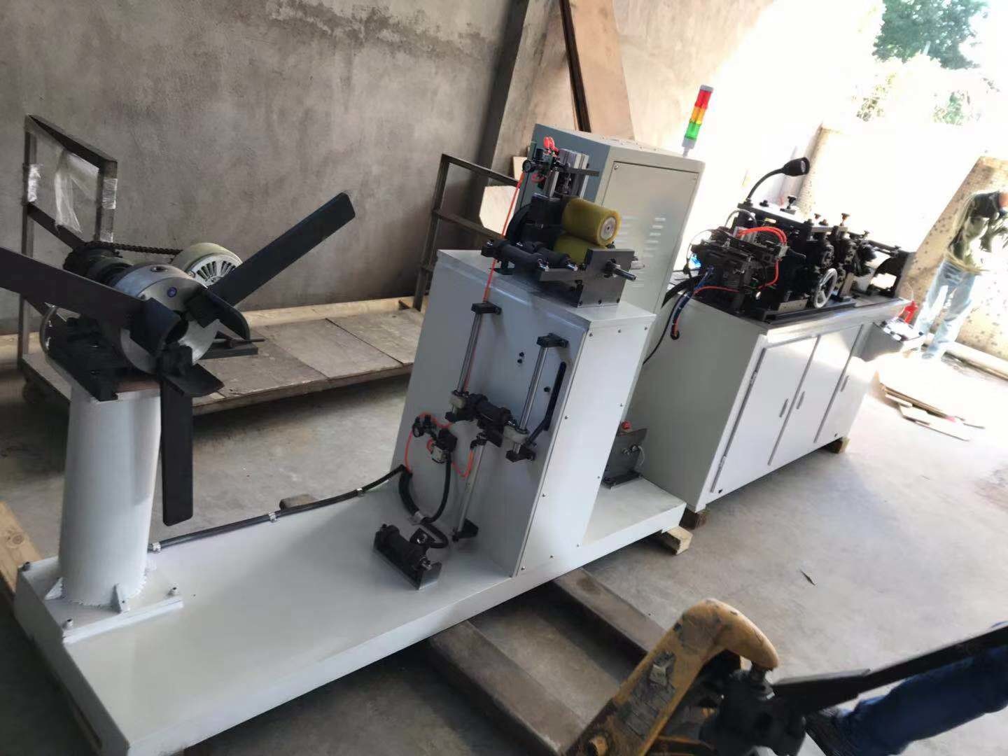 Single Blade Radiator Fin Forming Machine 2mm Tube Thickness
