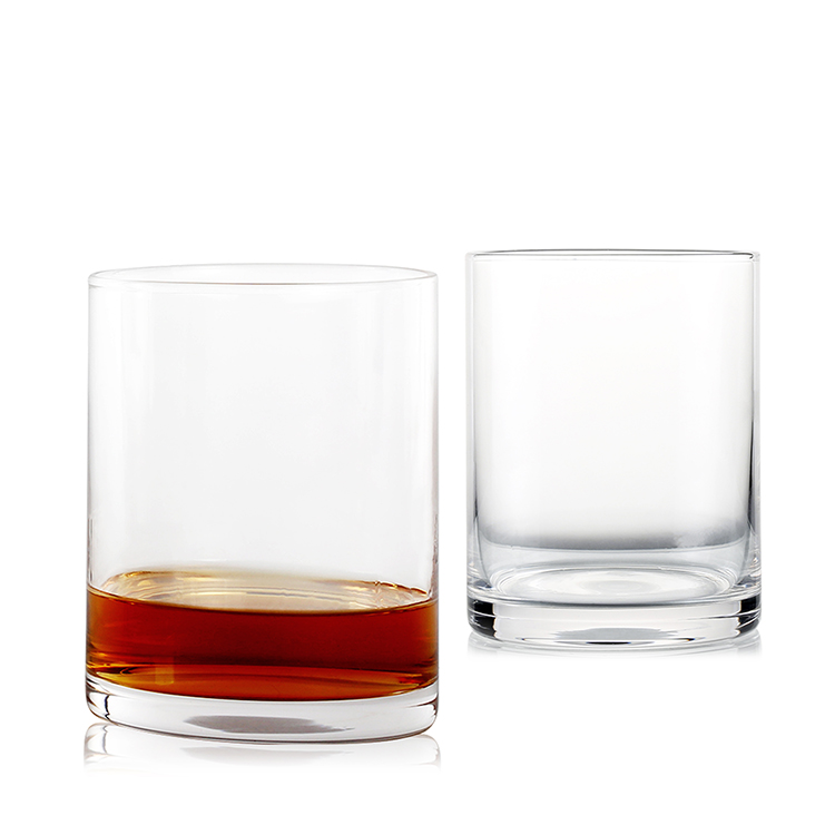 Handcrafted Gorgeous Glass Cube Whiskey Decanter Set Premium Glass Stoppers