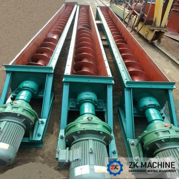Horizontal Shaftless Screw Conveyor High Reliability For Environmental Industry