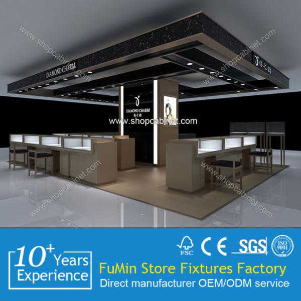 Customization jewellery shop furniture in high quality used jewelry showcases