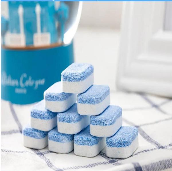 Dishwasher Cleaner Tablets Detergent Dish Washing Machine Effervescent Cleaner