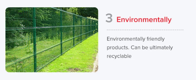Hot Dip Galvanized 3D Curvy Fence for School House Garden or Playground