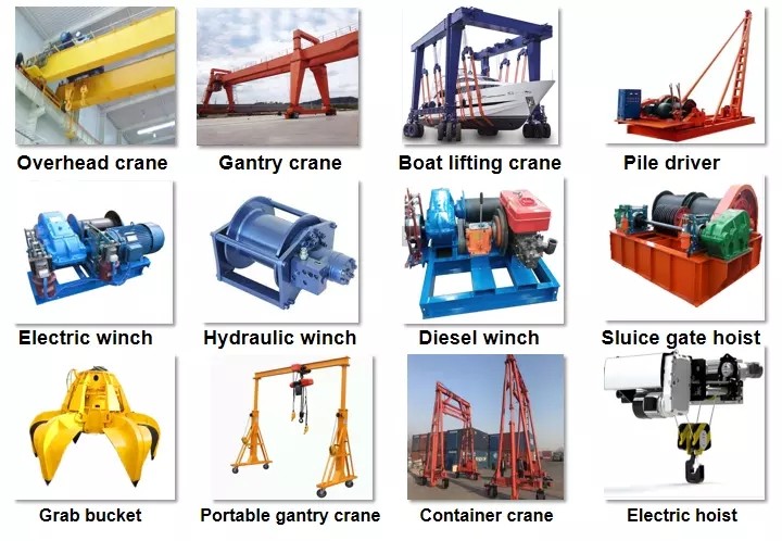 Double Girder 10t 12m Electric Wire Rope Hoist 8m/min