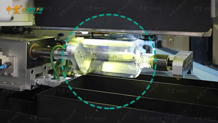 Full Servo 3-color Silk Screen Printing Machine With For Square Bottle SF-MP310