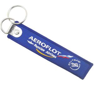  Military Grade Fabric Custom Aviation Keychain Metal Clip 13cm Portable Accessory For Aviation Fans Manufactures