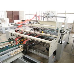 Automatic Carton Folding Gluing Machine Accurate Suction And Feeding Paper