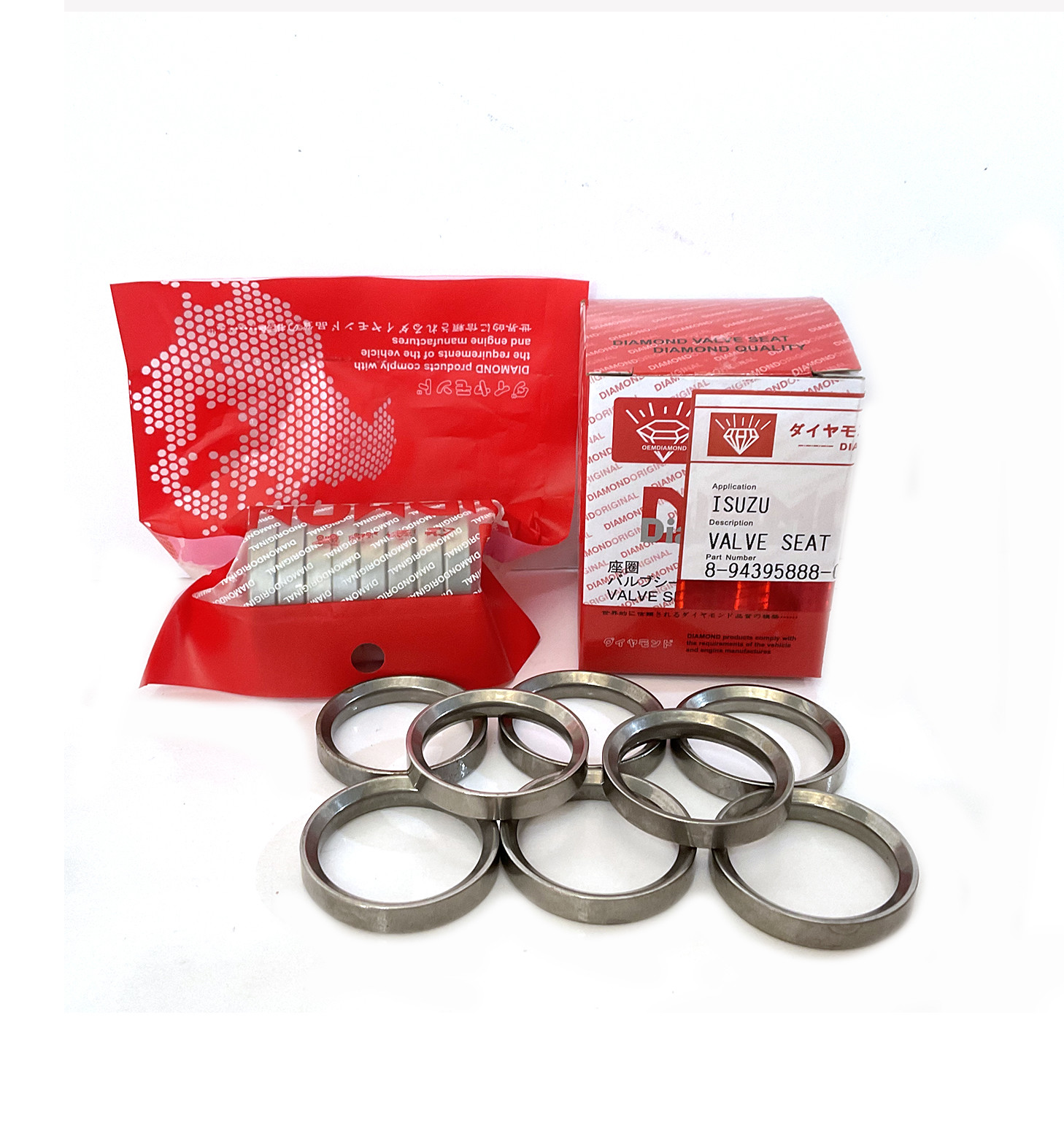 8-94395888-0 8-98028875-0 ISUZU Engine Parts Intake Valve Seat Exhaust Valve Seat For 4HK1 6HK1