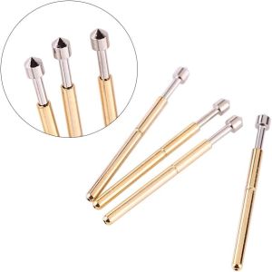 Spring Test Probes, 100Pcs P125-Q High Accuracy Round Pogo Pins for PCB Board