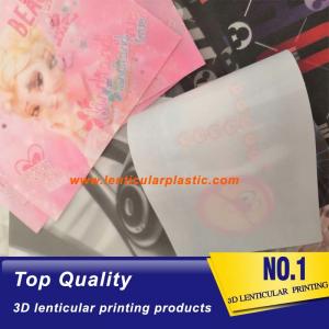 China Flexible lenticular fabric printing on tshirts-soft tpu material stretchable 3d lenticular lens fabrics for bags/shoes on sale