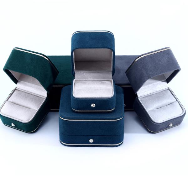 Rectangle Velvet Jewelry Box For Handmade Bracelets And Rings In 2023 Luxury