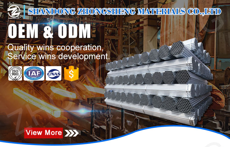 2.5-4.5mm Round Galvanized Steel GI Pipe Hot Dipped Zinc Coated and Invoiced by Actual Weight for Industry