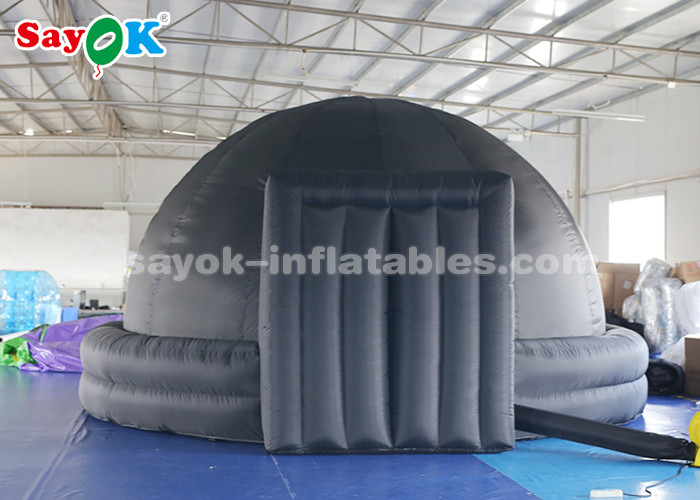 4.5 Meter Portable Inflatable Planetarium Projection Dome Tent Black Color