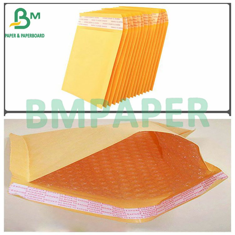 80gsm 100um Golden Envelope Kraft Paper Courier Bag Paper Rolls