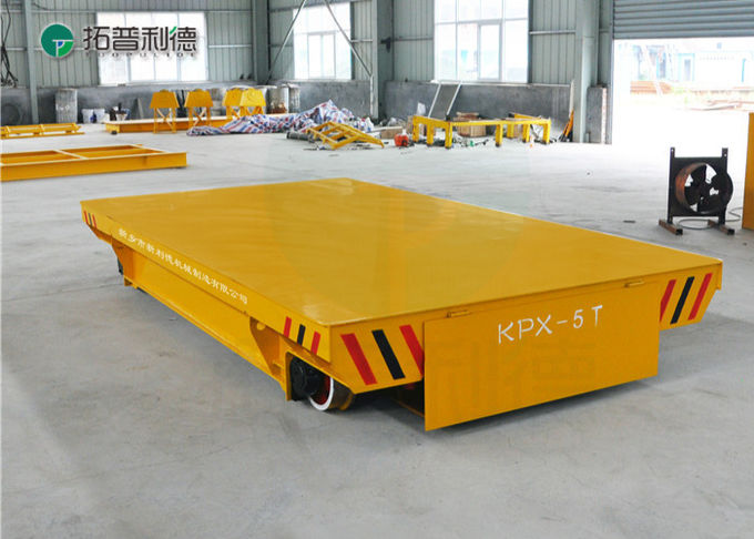 Low Voltage Coils Handling Electric Self Propelled Trailer For Steel Mill Transport