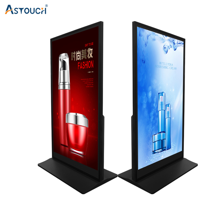 OEM / ODM Free Standing Digital Signage Displays 86 Inch For University Use