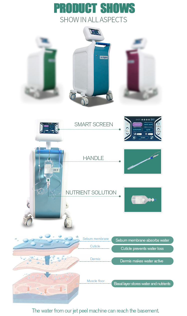 Needle Free Injector Myjet Oxygen jetPeeling Skin For Under Eye Bags Fine Lines And Wrinkles Treatment