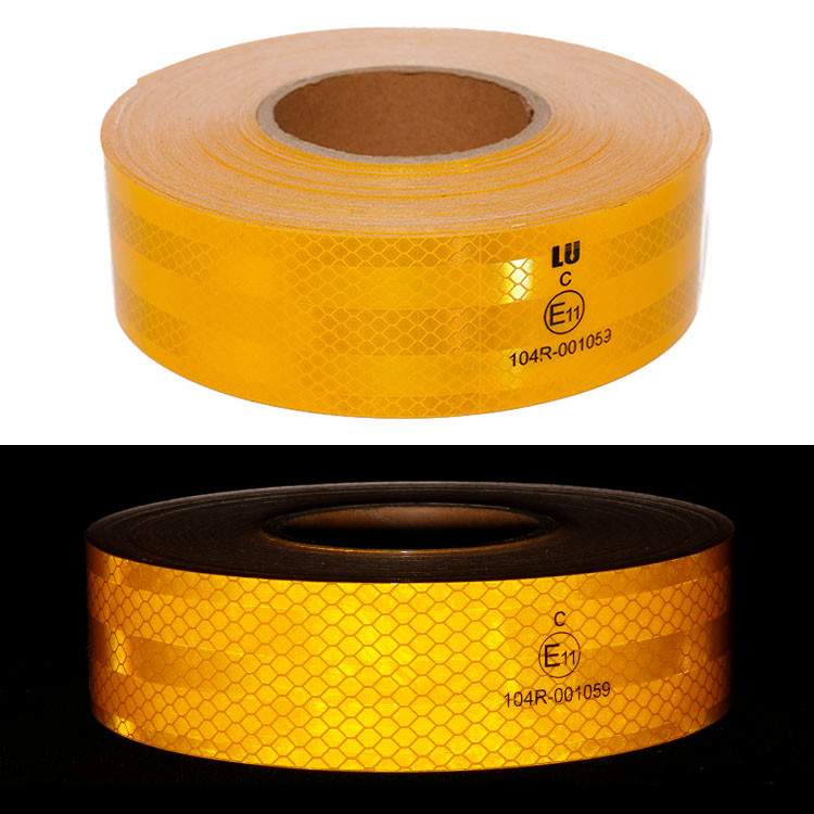 Outdoor Caution ECE Reflective Tape White Yellow Red