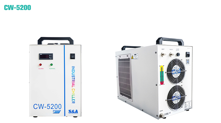 AC 1P 220V/110V Voltage CW-5000 Water Cool Chiller for Industrial Laser Tube Cooling