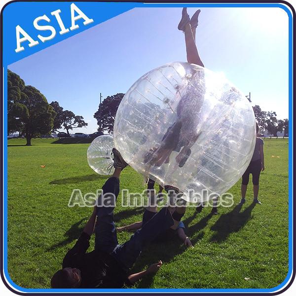Colorful dot inflatable human bubble soccer , Body zorbing ball , Outdoor