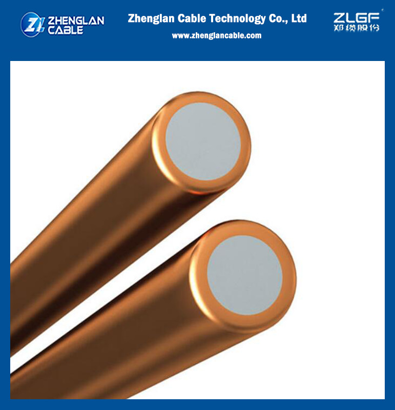 Copperweld Steel Conductor 6AWG(1/4.12mm) HS 40% Conductivity