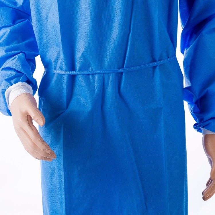 PPE Reinforced Medical Isolation Gown No Stimulus To Skin Custom Size