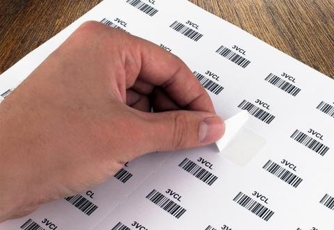 Adhesive Custom QR Code Stickers
